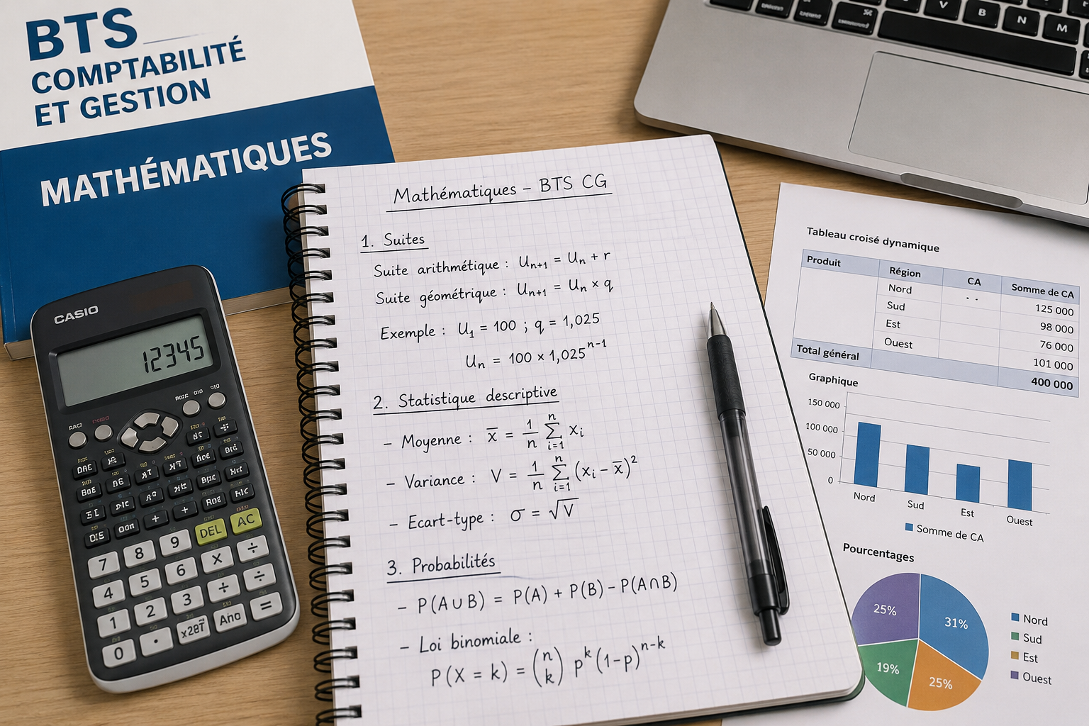 Mathématiques BTS Comptabilité-Gestion